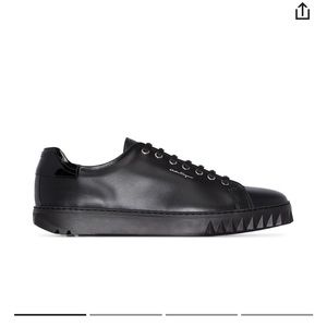 FERRAGAMO cube leather sneakers
